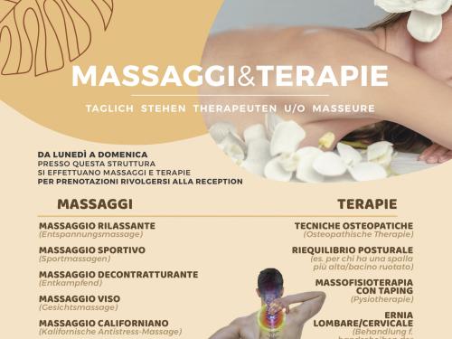 Massages and wellness treatments!