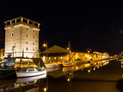 Der Kanalhafen von Cervia